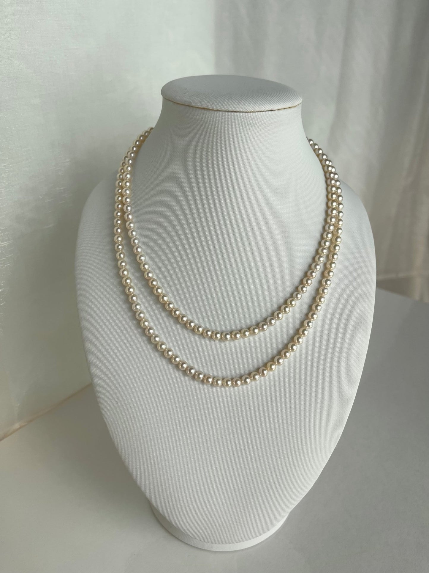 80cm 4.5mm Akoya Pearl Strand Necklace