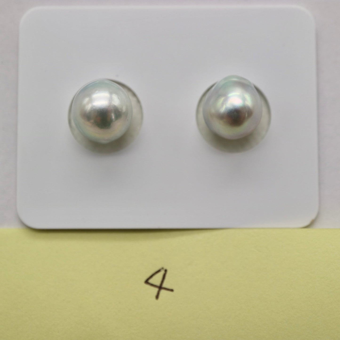 One of a Kind 7.5-8mm Natural Color Baroque Akoya Pearl Earring