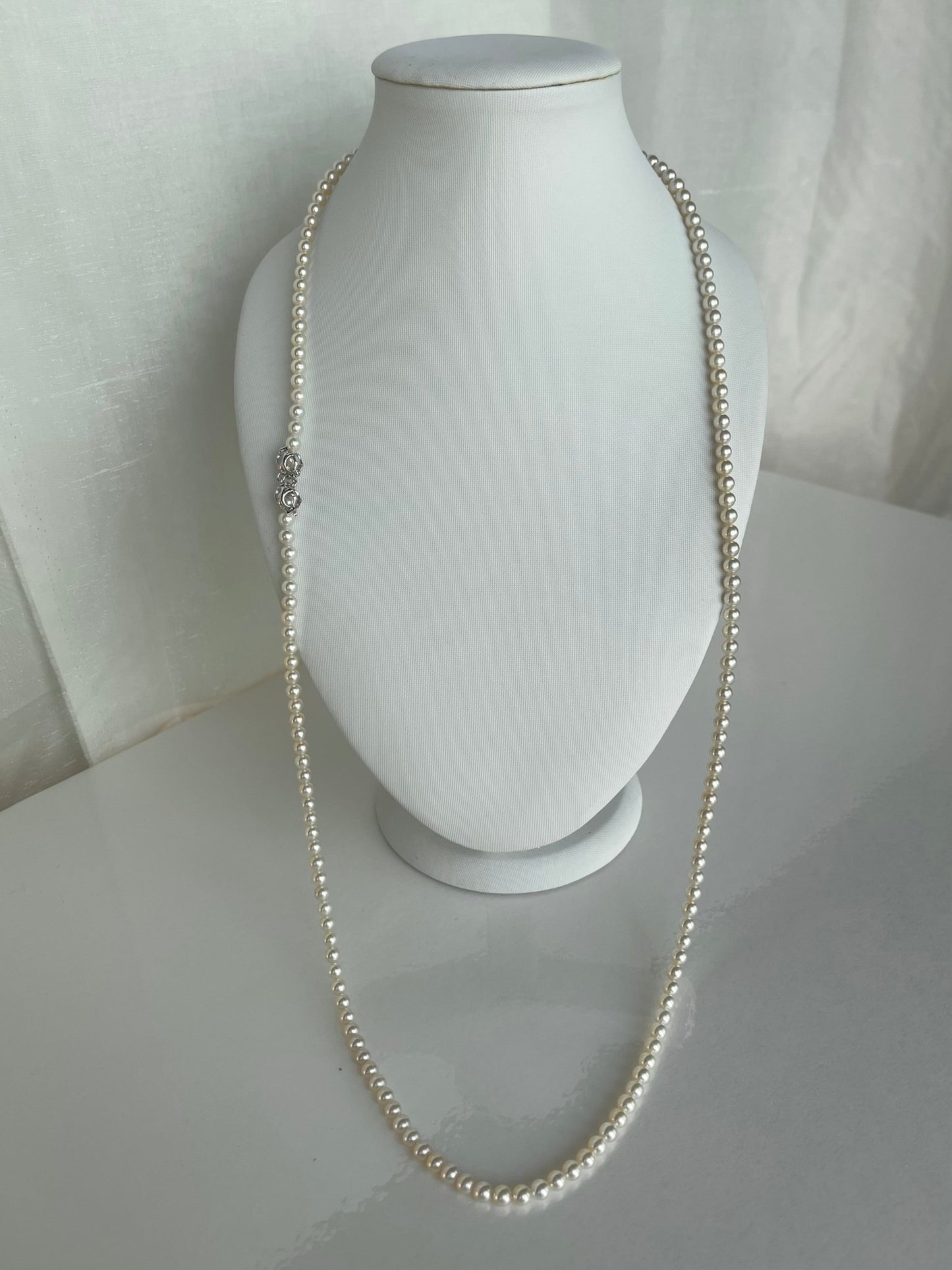80cm 4.5mm Akoya Pearl Strand Necklace
