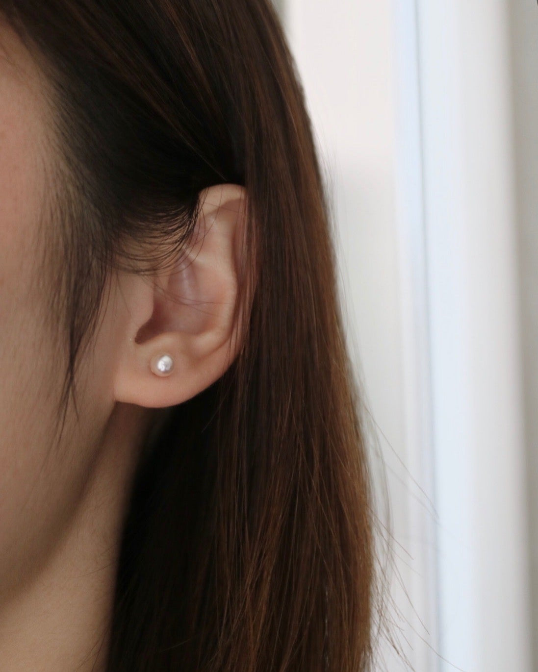 5mm 5.5mm Akoya Pearl Stud Earrings 18K Yellow Gold - KOKOPEARLJEWELRY - 1