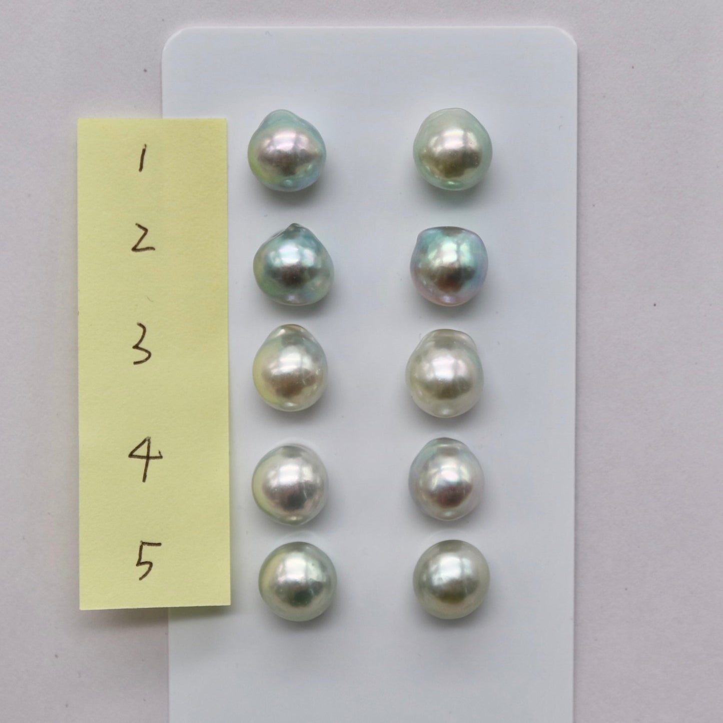 One of a Kind 7.5-8mm Natural Color Baroque Akoya Pearl Earring