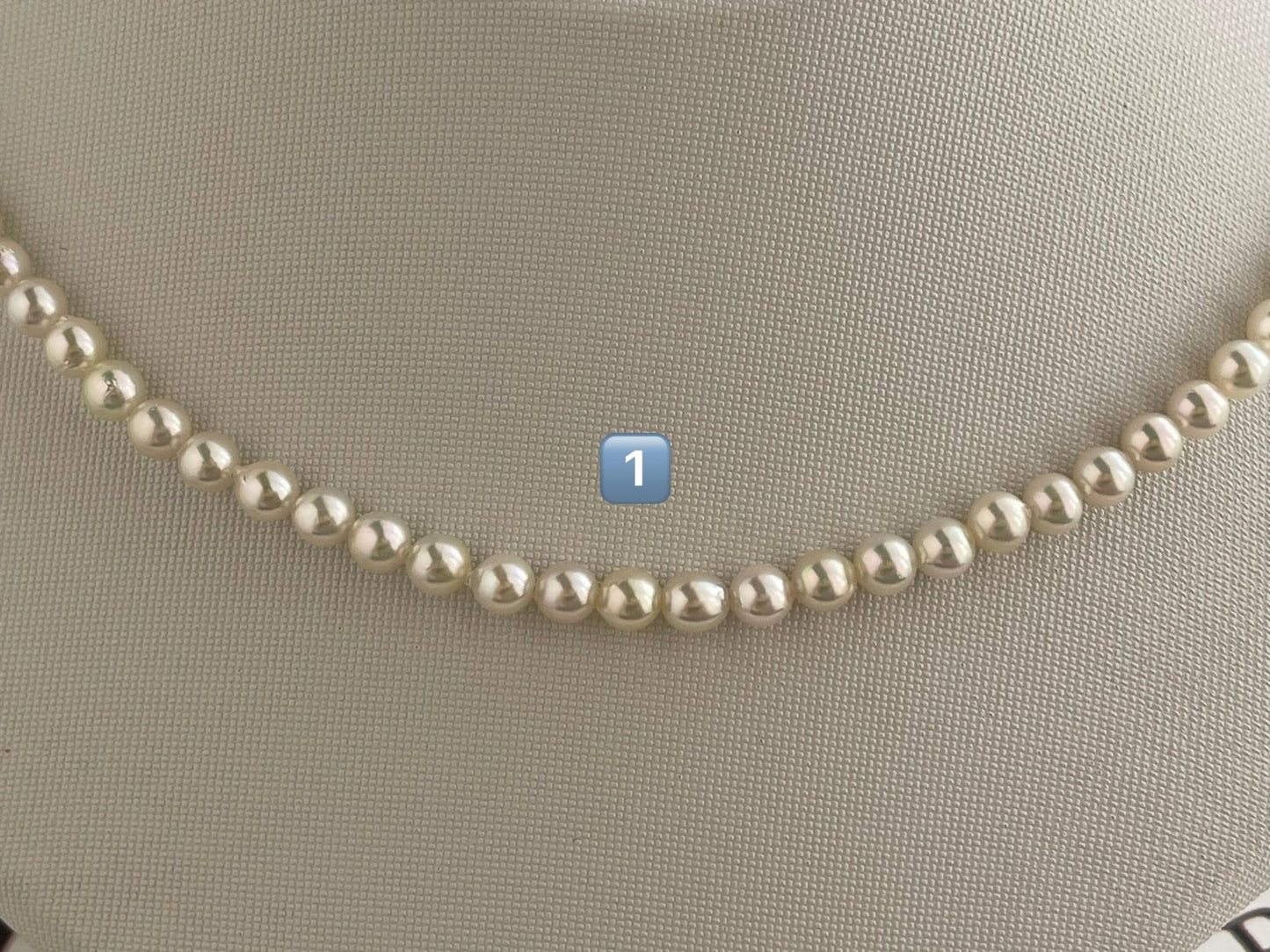 Limited Stock | Mirror Like Luster 4.5mm Semi Round Akoya Pearl Strand Necklace - KOKOPEARLJEWELRY - 8
