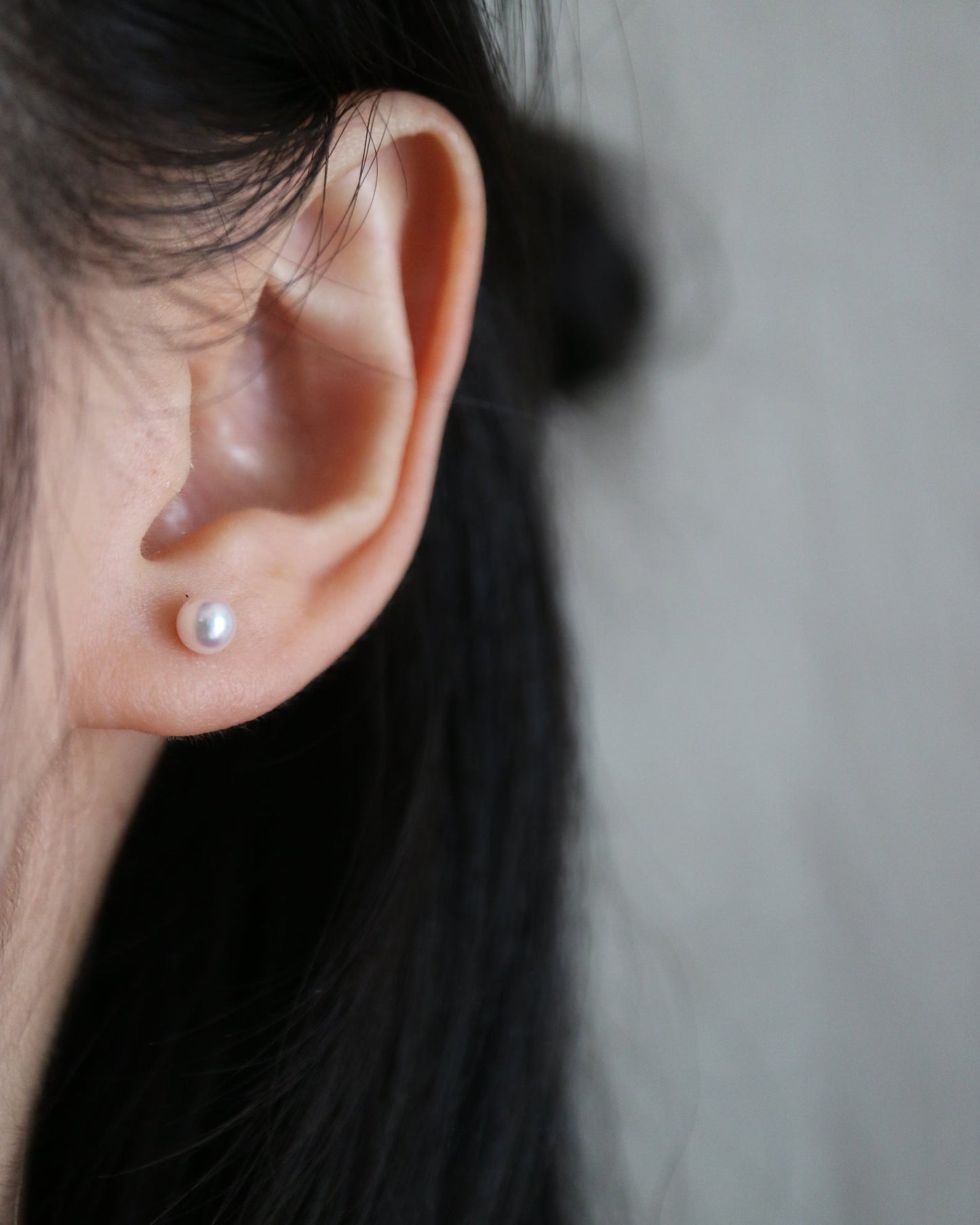 4mm Akoya Pearl Stud Earrings 18K Yellow Gold - KOKOPEARLJEWELRY - 1
