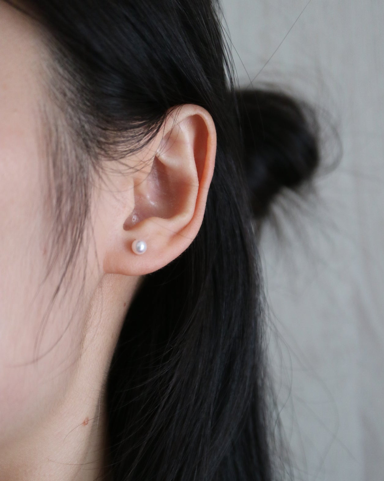 4mm Akoya Pearl Stud Earrings 18K Yellow Gold - KOKOPEARLJEWELRY - 2