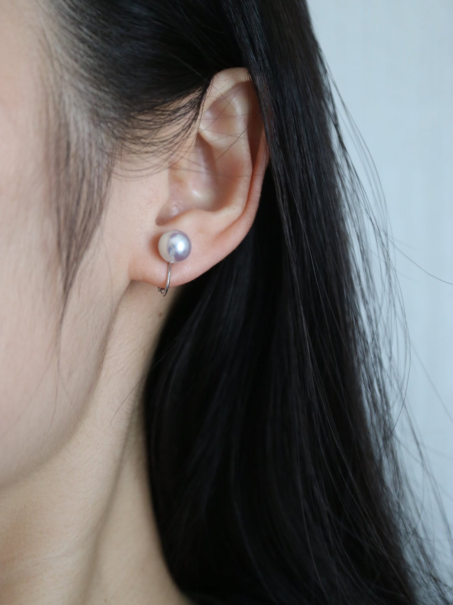Multiple Sized Akoya Pearl Non - Pierced Clip On Earrings - KOKOPEARLJEWELRY - 4
