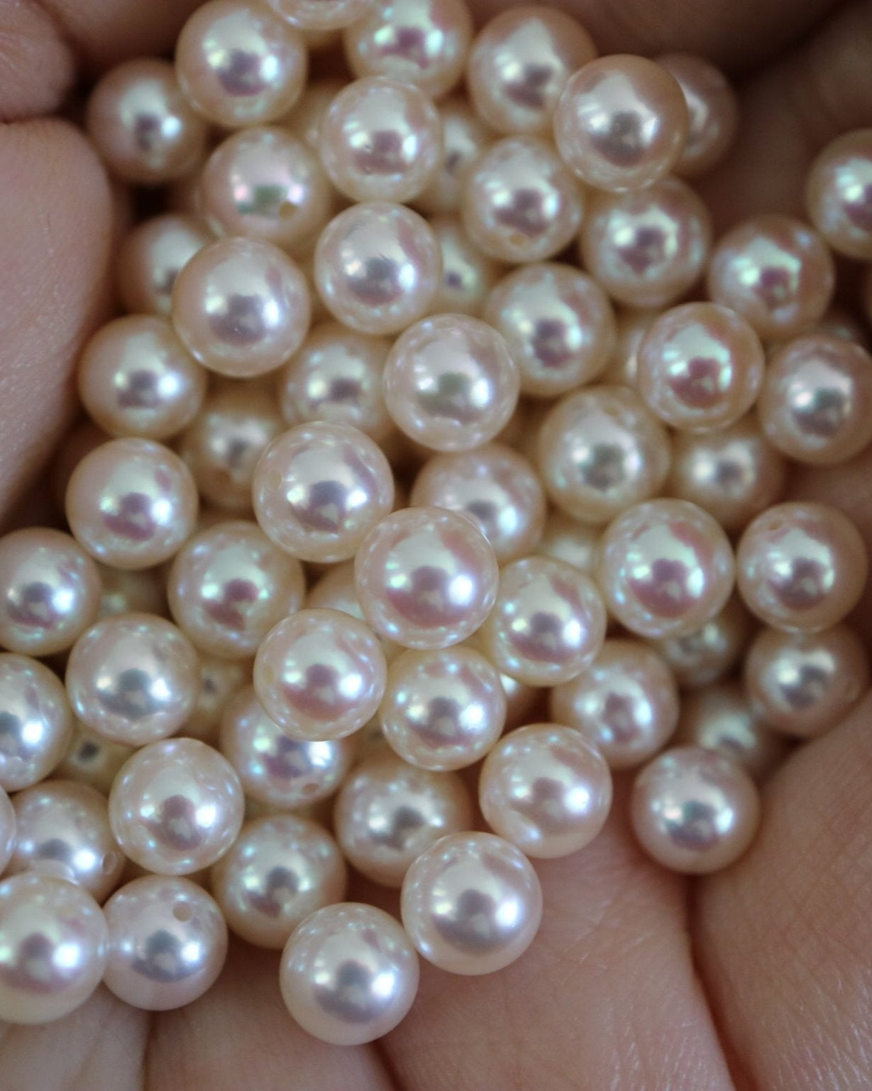 4mm Akoya Pearl Stud Earrings 18K Yellow Gold - KOKOPEARLJEWELRY - 9