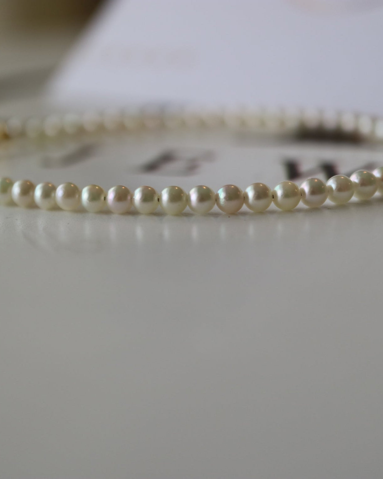 Rare 2.5mm Akoya Pearl Beaded Bracelet in 18K Yellow Gold - KOKOPEARLJEWELRY - 7