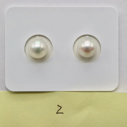 One of a Kind 6.5mm Natural Color Baroque Akoya Pearl Earring - KOKO PEARL JEWELRY - 4