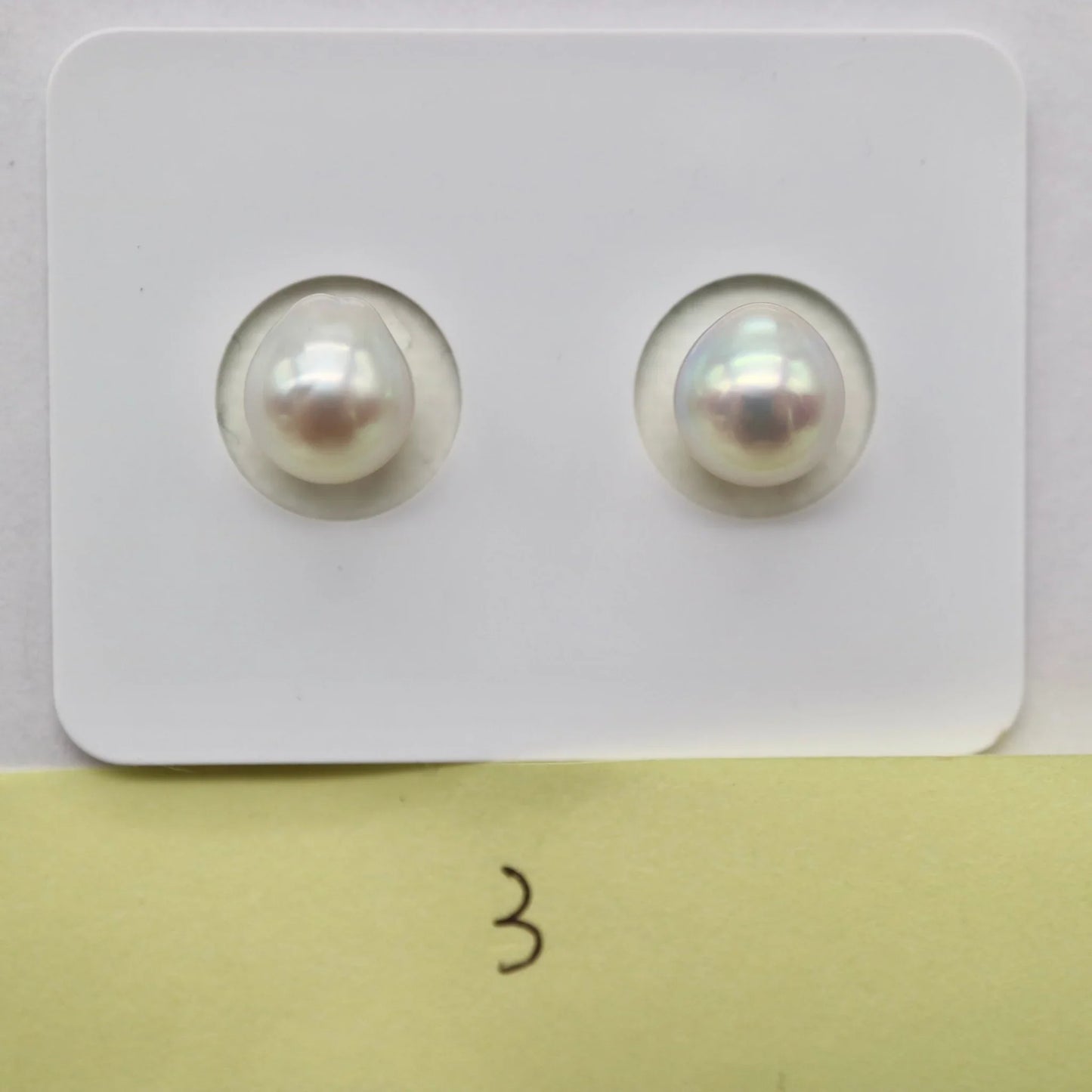One of a Kind 6.5mm Natural Color Baroque Akoya Pearl Earring - KOKO PEARL JEWELRY - 5