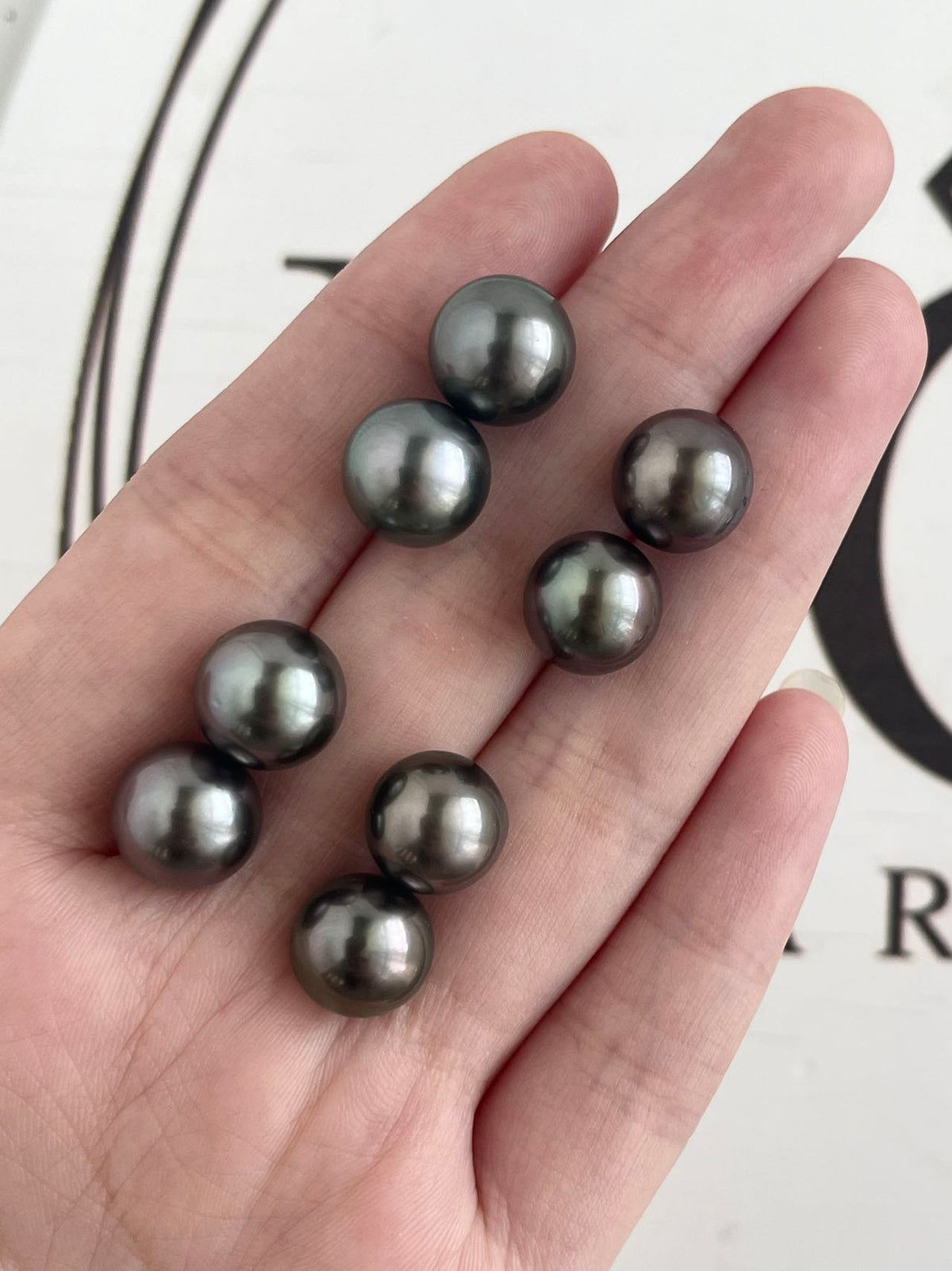 Pierced/Clip-On Type | 10mm Tahitian Pearl Stud Earrings K18YG SV