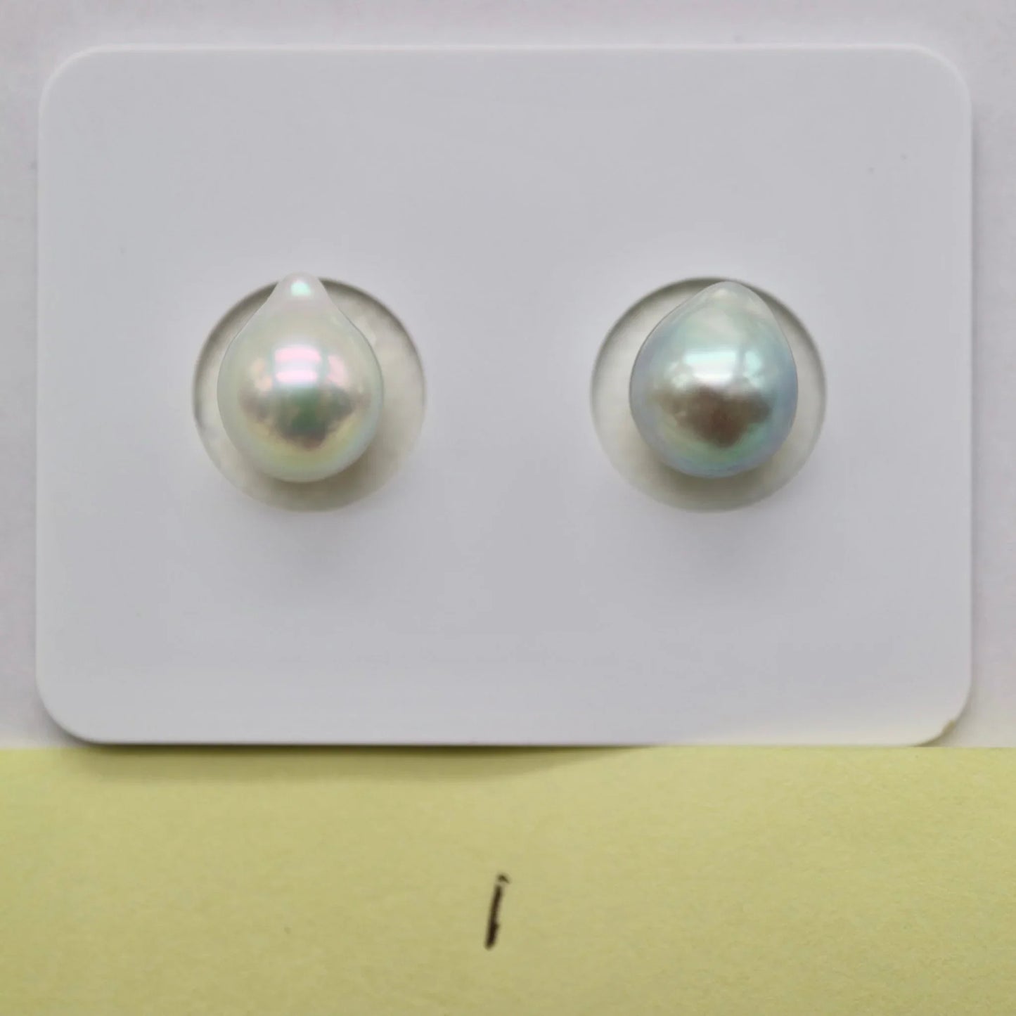 One of a Kind 7.5 - 8mm Mismatched Natural Color Baroque Akoya Pearl Earring - KOKO PEARL JEWELRY - 3