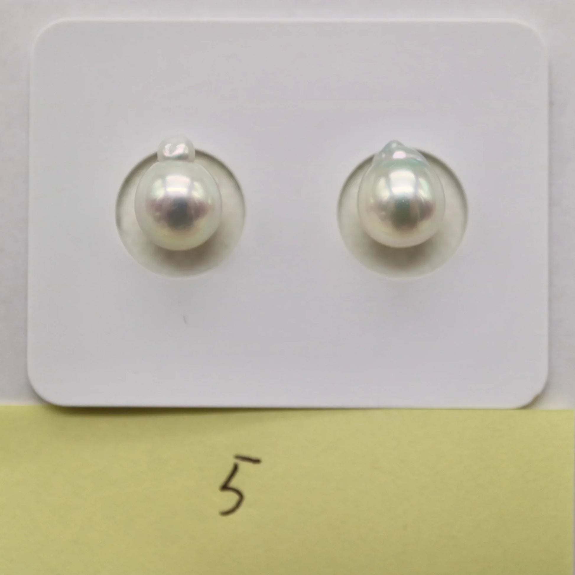 One of a Kind 6.5mm Natural Color Baroque Akoya Pearl Earring - KOKO PEARL JEWELRY - 7
