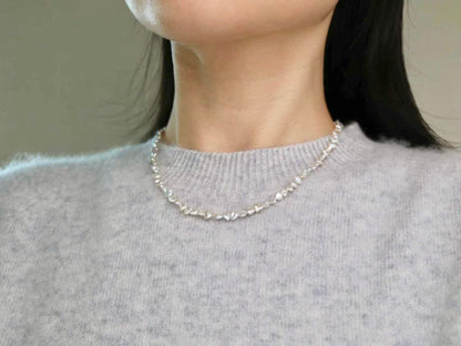 4mm Akoya Keshi Pearl Strand Necklace K18YG