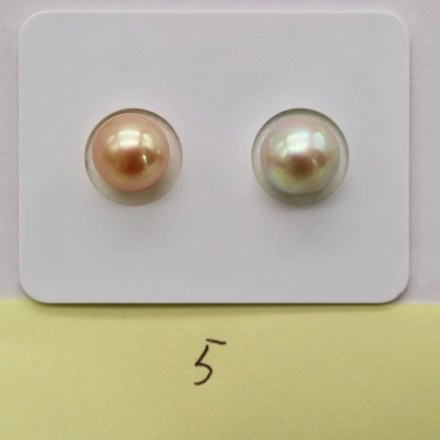 One of a Kind 7.5 - 8mm Mismatched Natural Color Baroque Akoya Pearl Earring - KOKO PEARL JEWELRY - 7