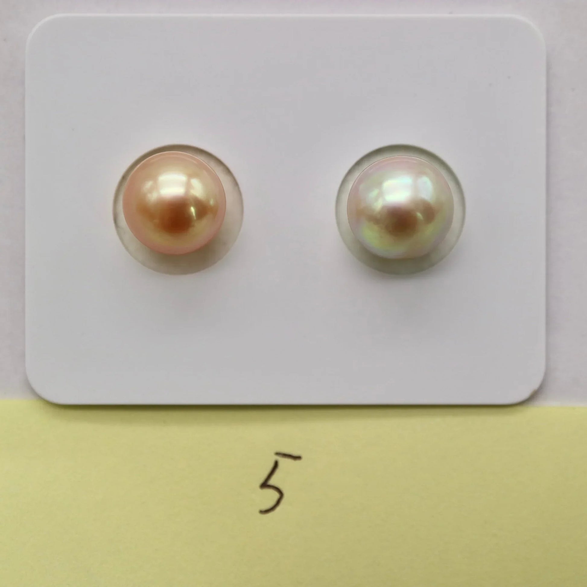 One of a Kind 7.5 - 8mm Mismatched Natural Color Baroque Akoya Pearl Earring - KOKO PEARL JEWELRY - 7