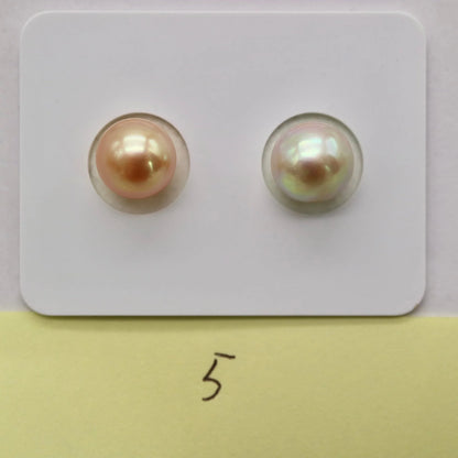 One of a Kind 7.5 - 8mm Mismatched Natural Color Baroque Akoya Pearl Earring - KOKO PEARL JEWELRY - 7