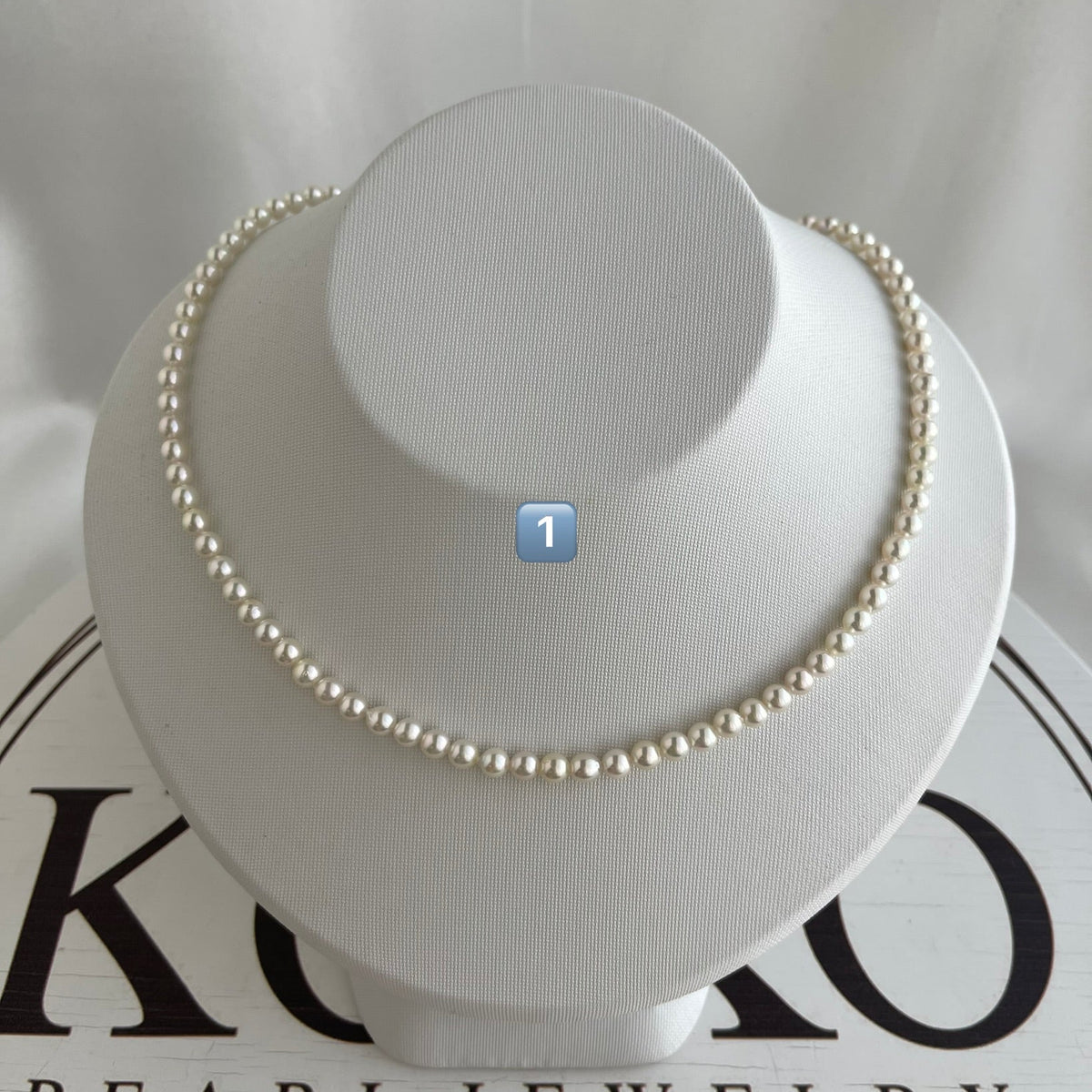 Limited Stock | Mirror Like Luster 4.5mm Semi Round Akoya Pearl Strand Necklace - KOKOPEARLJEWELRY - 6