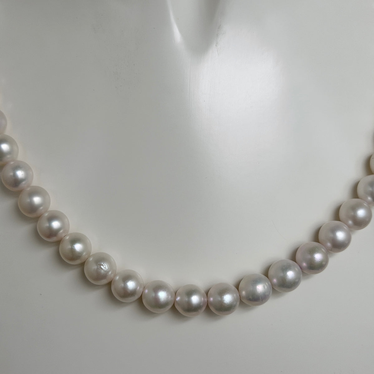 White Tone 7.5-8.0mm アコヤ真珠ネックレス