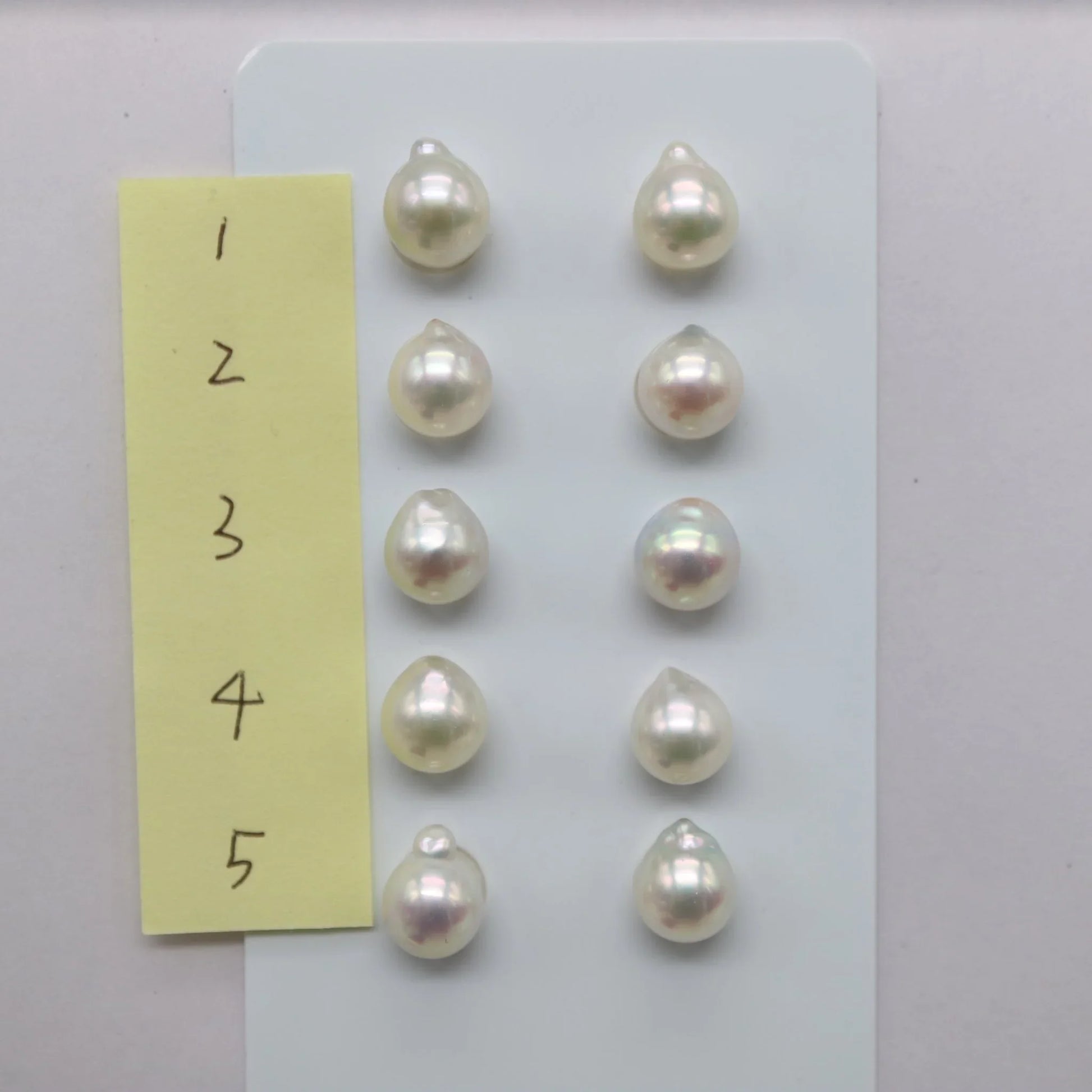 One of a Kind 6.5mm Natural Color Baroque Akoya Pearl Earring - KOKO PEARL JEWELRY - 2