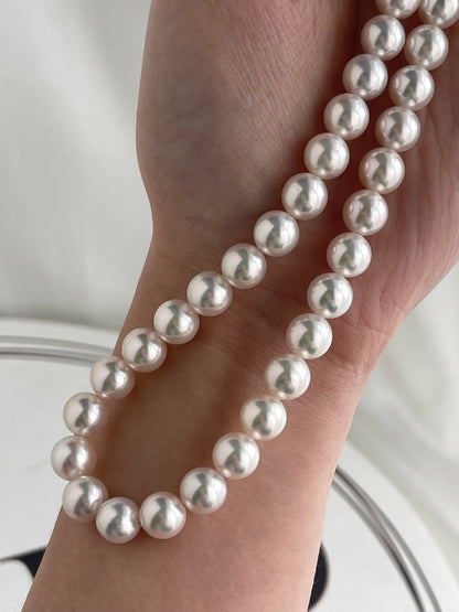 Only One in Stock | High Luster 7.5 - 8.5mm Akoya Pearl Strand Necklace - KOKOPEARLJEWELRY - 4