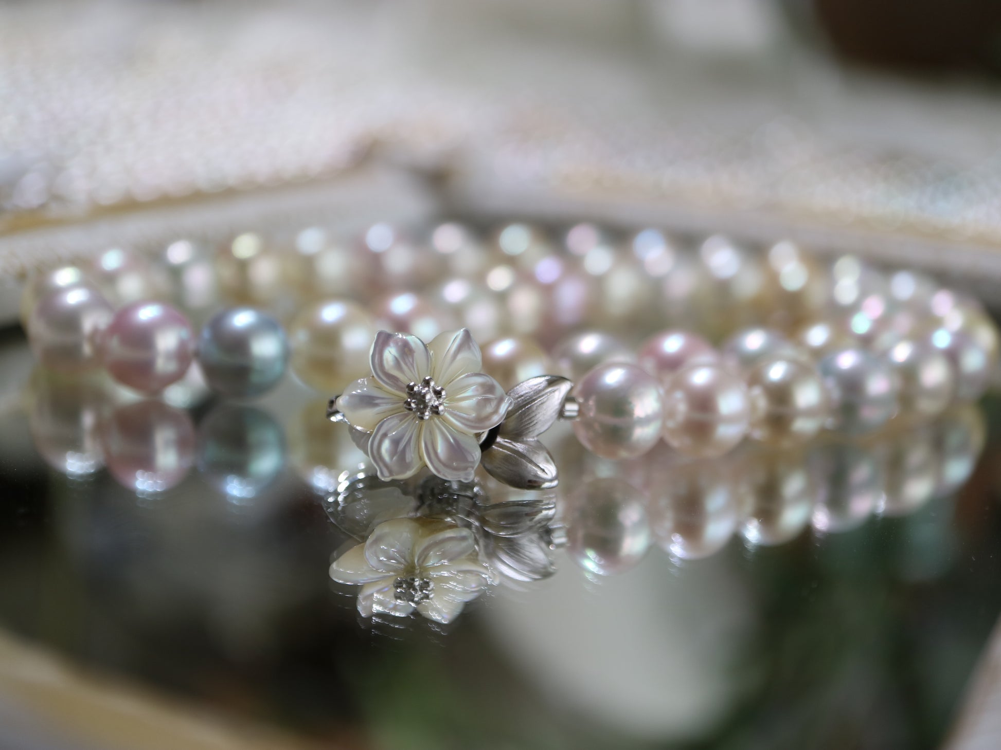 超希少 9.5～10mm レインボーカラー アコヤパール ストランドネックレス - KOKO PEARL JEWELRY - 8