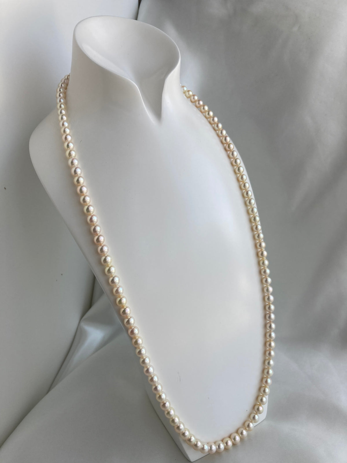 alt
80cmの超ロング クリームゴールドのアコヤパールストランドネックレス - KOKOPEARLJEWELRY - 6