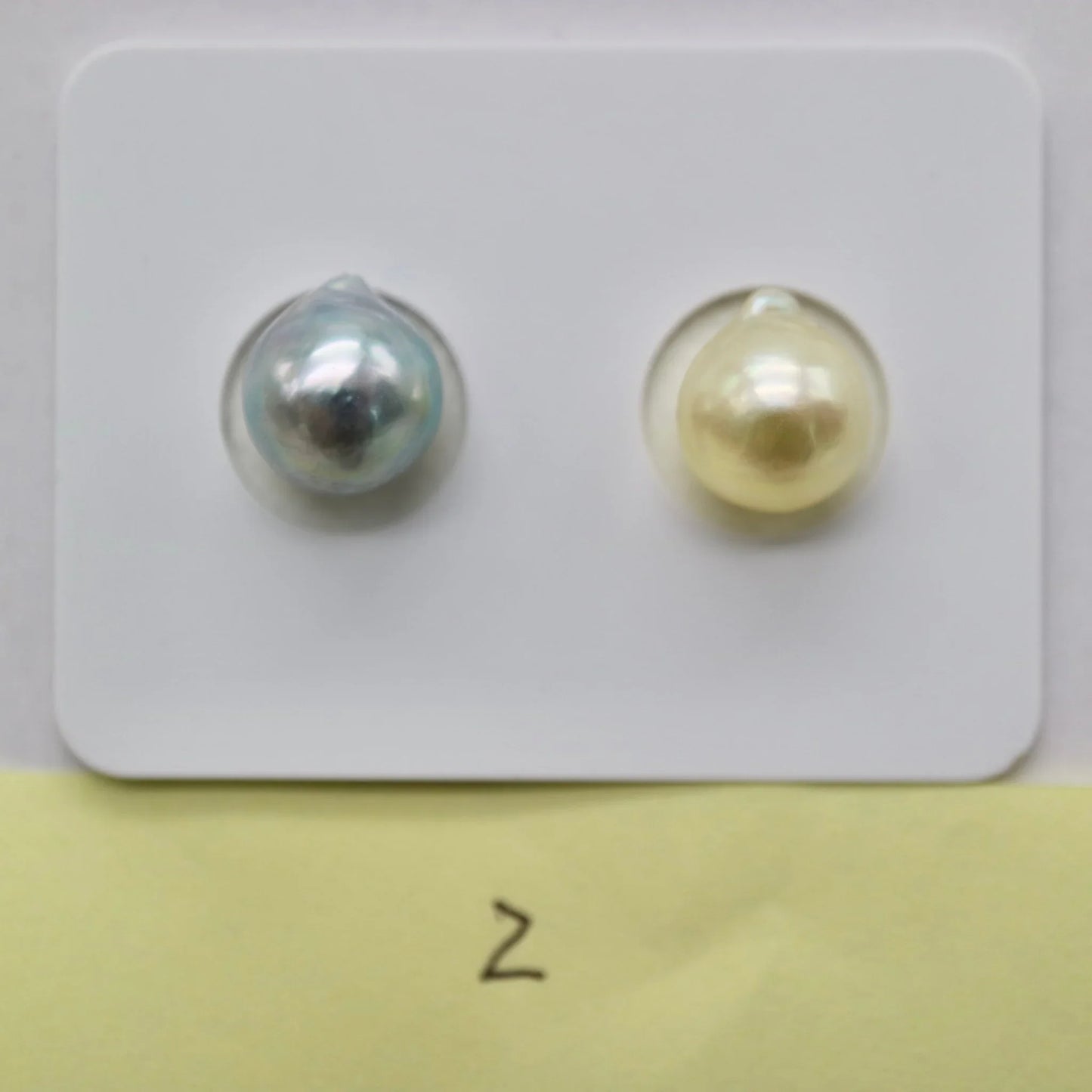 One of a Kind 7.5 - 8mm Mismatched Natural Color Baroque Akoya Pearl Earring - KOKO PEARL JEWELRY - 4