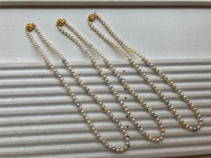 Rainbow Color 4.5mm Akoya Pearl Strand Necklace - KOKOPEARLJEWELRY - 8
