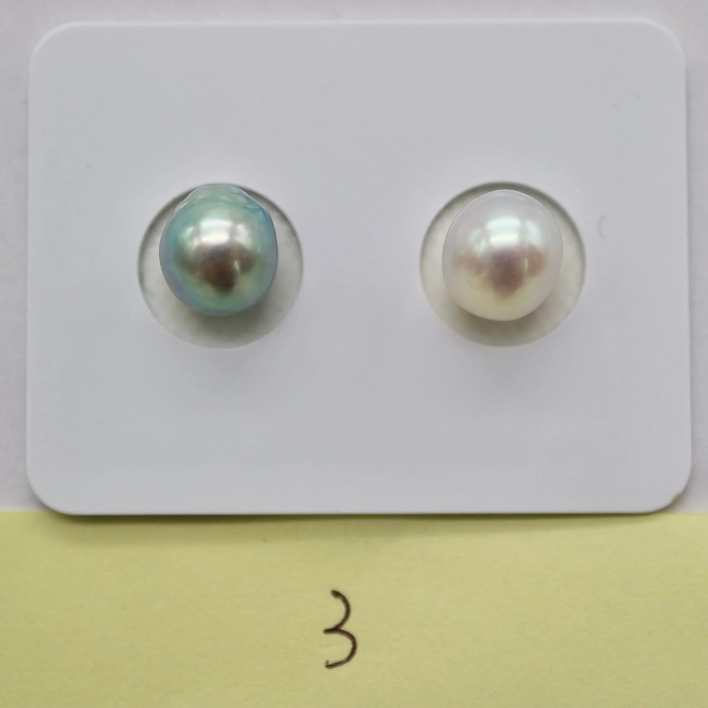 One of a Kind 7.5 - 8mm Mismatched Natural Color Baroque Akoya Pearl Earring - KOKO PEARL JEWELRY - 5