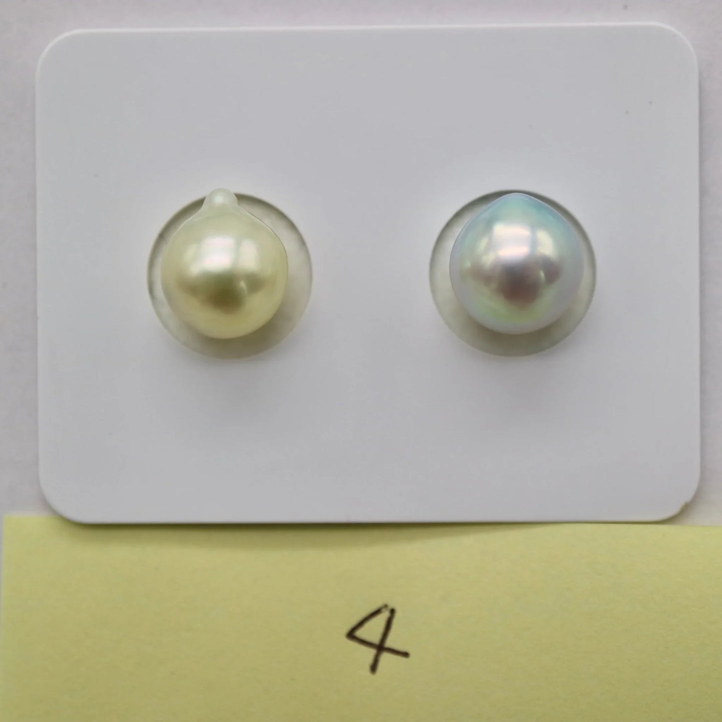 One of a Kind 7.5 - 8mm Mismatched Natural Color Baroque Akoya Pearl Earring - KOKO PEARL JEWELRY - 6