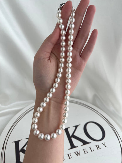 Only One in Stock | High Luster 7.5 - 8.5mm Akoya Pearl Strand Necklace - KOKOPEARLJEWELRY - 2