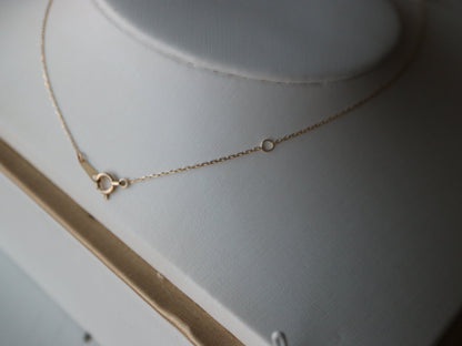 4mm Cream Golden Akoya Pearl Smile Necklace 10K Yellow Gold