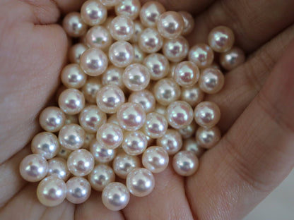 4mm アコヤ真珠スタッドピアス 18K イエローゴールド