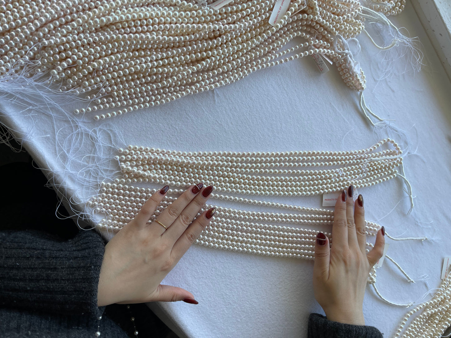80cm 4.5mm アコヤ真珠ネックレス
